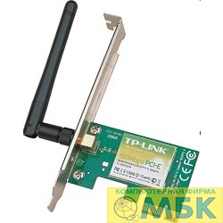 картинка TP-Link TL-WN781ND N150 Wi-Fi адаптер PCI Express от магазина МБК