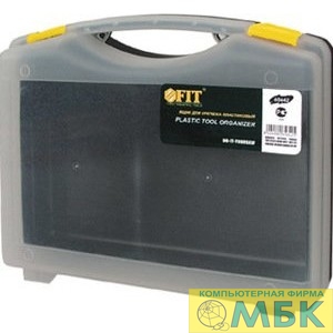 картинка FIT РОС Ящик для крепежа (органайзер) прозрачный 10" (27 х 21 х 8 см) [65642] от магазина МБК