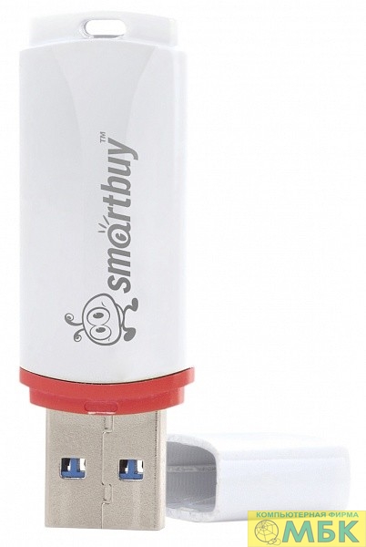 картинка Smartbuy USB Drive 4Gb Crown White SB4GBCRW-W от магазина МБК