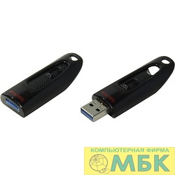 картинка SanDisk USB Drive 256Gb CZ48 Ultra SDCZ48-256G-U46 {USB3.0, Black}   от магазина МБК