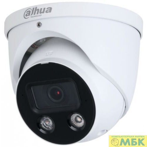 картинка DAHUA DH-IPC-HDW3449HP-AS-PV-0280B-S4 Уличная турельная IP-видеокамера Full-color с ИИ и активным сдерживанием 4Мп; 1/2.7” CMOS; объектив 2.8мм, видеоаналитика, ИК 30м, LED 30м, IP67, корпус: металл от магазина МБК
