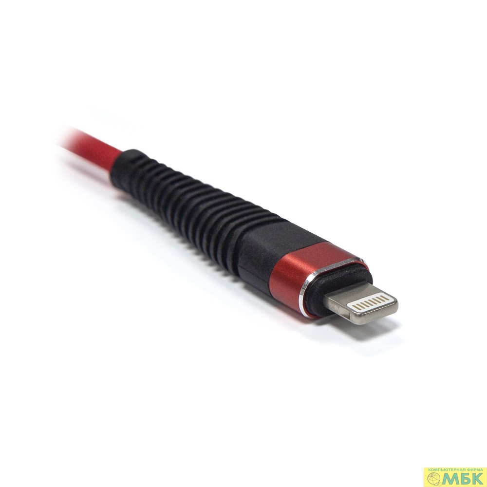 картинка Кабель CBR CB 501 Red, USB to Lightning, 2,1 А, 1 м, цветная коробка от магазина МБК