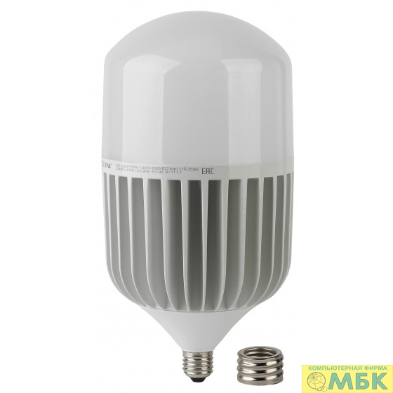 картинка ЭРА Б0032090 Лампа светодиодная STD LED POWER T160-100W-6500-E27/E40 Е27 / Е40 100Вт колокол холодный дневной свет от магазина МБК