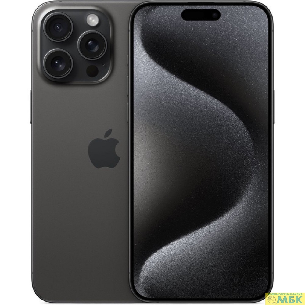 картинка Apple iPhone 15 Pro Max 512GB Black Titanium [MU6U3J/A] (Sim+eSim Япония) от магазина МБК