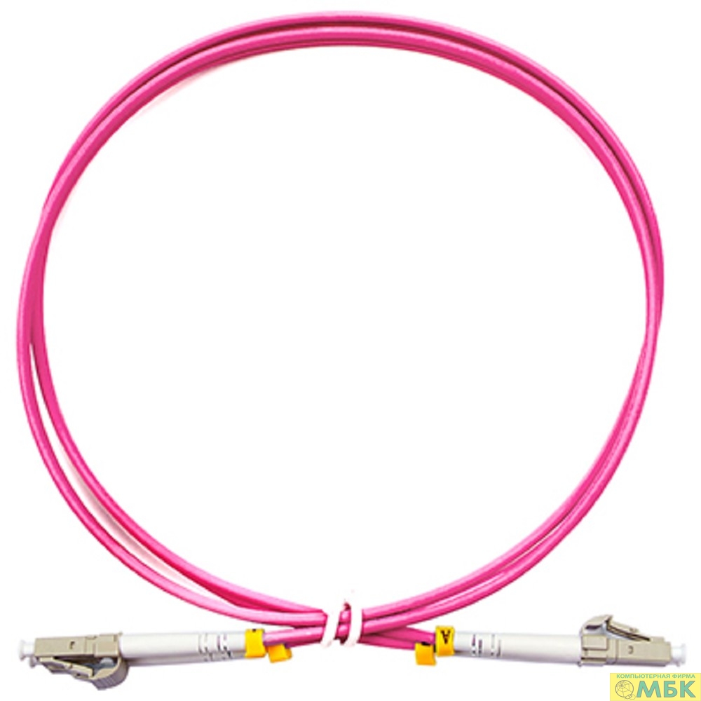 картинка CABEUS FOP-50-OM4-LC-LC-1M ШНУР ОПТИЧЕСКИЙ DUPLEX LC-LC 50/125 MM OM4 1М LSZH от магазина МБК