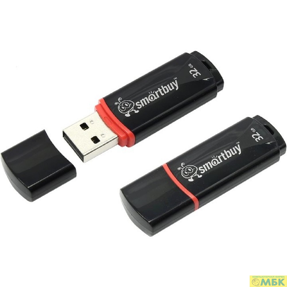 картинка Smartbuy USB Drive 32Gb Crown Black SB32GBCRW-K от магазина МБК