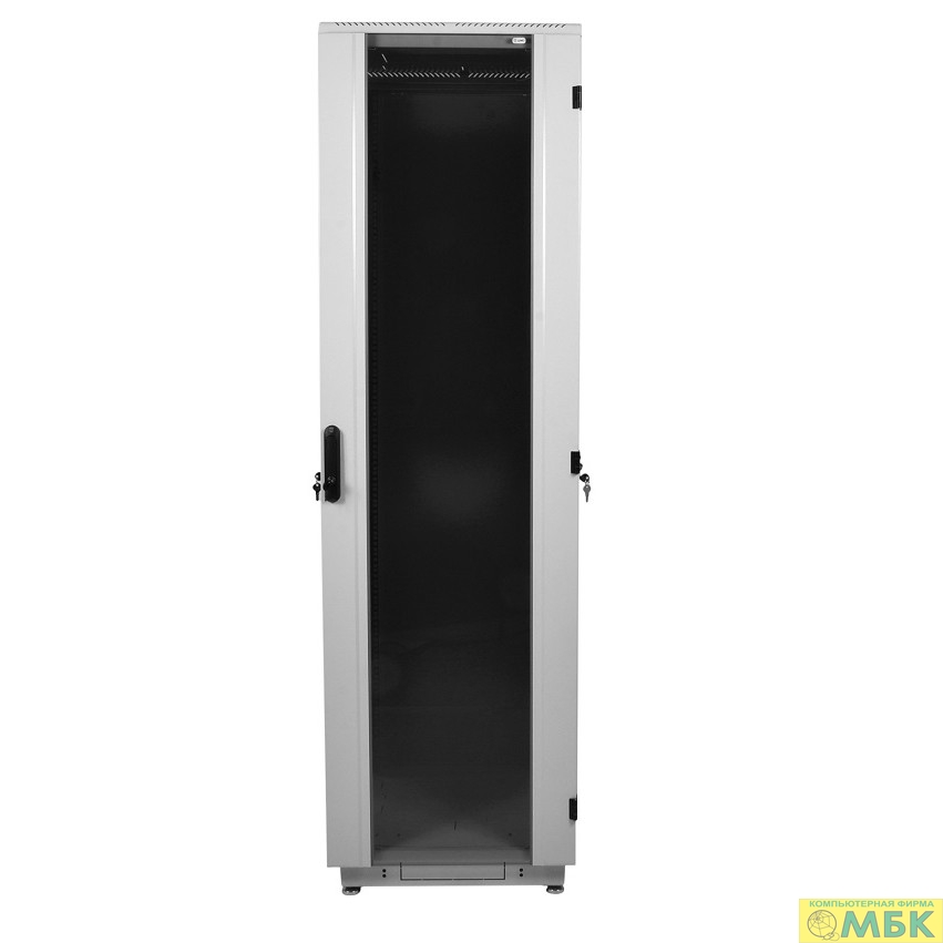 картинка ЦМО Шкаф телекоммуникационный напольный 47U (600x800) дверь стекло (ШТК-M-47.6.8-1AAA) (3 коробки) от магазина МБК