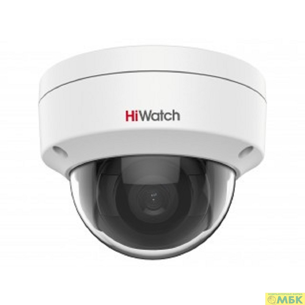 картинка HIWATCH DS-I402(D)(2.8mm), Камера видеонаблюдения IP 2.8 мм,  белый от магазина МБК