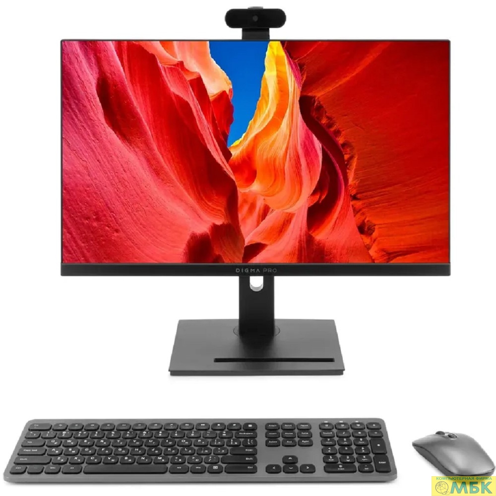 картинка Digma Pro Vision [DM23P5-ADXW04] 23.8" Full HD i5 1235U/16Gb/SSD512Gb Iris Xe/CR/W11Pro/kb/m/черный 1920x10 от магазина МБК