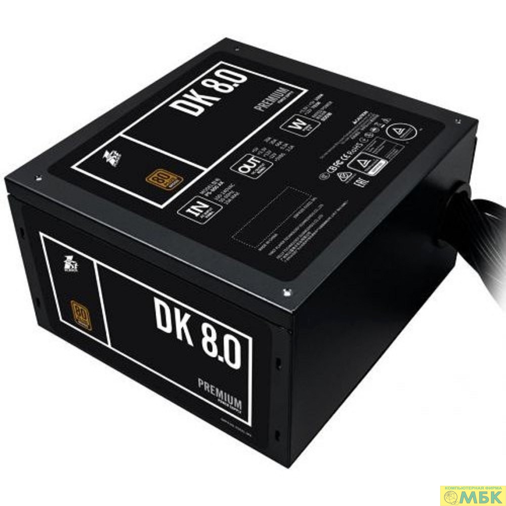 картинка 1STPLAYER Блок питания DK PREMIUM 800W / ATX 2.4, APFC, 80 PLUS BRONZE, 120mm fan / PS-800AX от магазина МБК