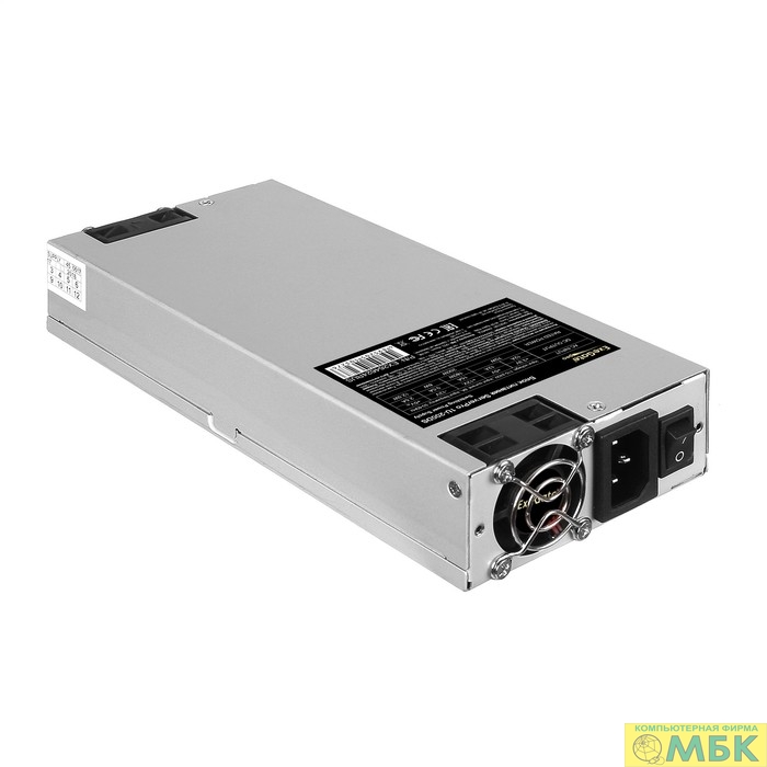 картинка Exegate EX264624RUS Серверный БП 200W ExeGate ServerPRO-1U-200DS (1U, 2x4 cm fans, 24pin, (4+4)pin, PCI-E, 3xSATA, 2xIDE) от магазина МБК