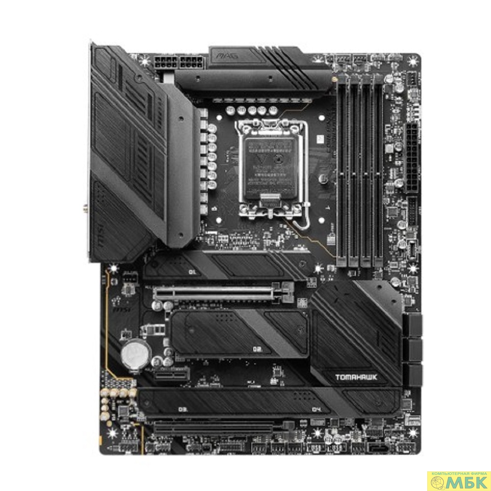 картинка MSI MAG Z790 TOMAHAWK WIFI RTL {LGA1700, 4xDDR5, 7xSATA3 RAID 4M.2 HDMI DP ATX} от магазина МБК
