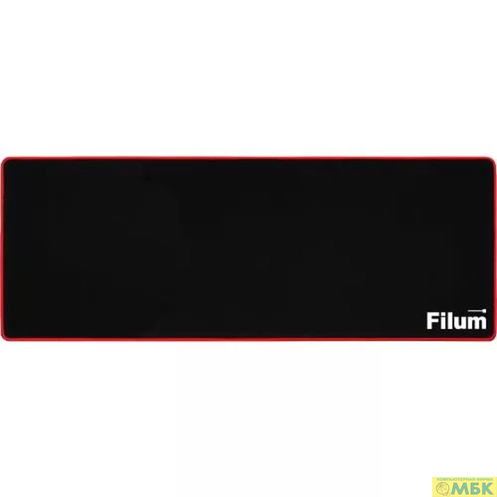 картинка Filum FL-MP-XL-GAME Коврик игровой для мыши, серия- Bulldozer,  черный, оверлок, размер “XL”- 900*450*3 мм, ткань+резина. от магазина МБК