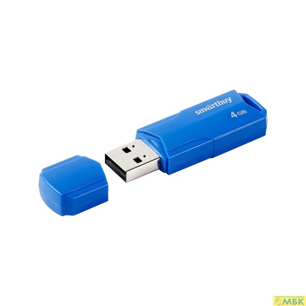 картинка Smartbuy USB Drive 4Gb CLUE Blue (SB4GBCLU-BU)  от магазина МБК