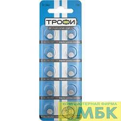 картинка Трофи G1 (364) LR621 LR60 Energy Power Button Cell (200/1600/172800) (10 шт. в уп-ке) от магазина МБК