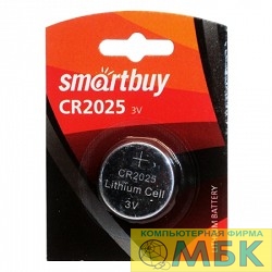 картинка Smartbuy CR2025/1B (12/720) (SBBL-2025-1B) (1 шт. в уп-ке) от магазина МБК