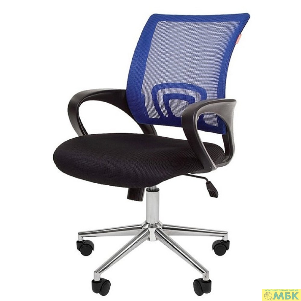 картинка Офисное кресло Chairman    696    Россия     TW синий хром new (7077472) от магазина МБК