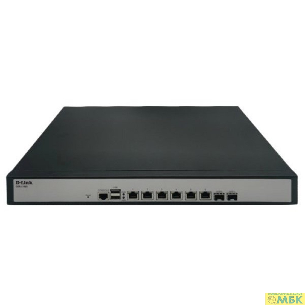 картинка D-Link DSA-2108S/A1A Сервисный маршрутизатор с 6 настраиваемыми портами 10/100/1000Base-T и 2 портами 1000Base-X SFP от магазина МБК