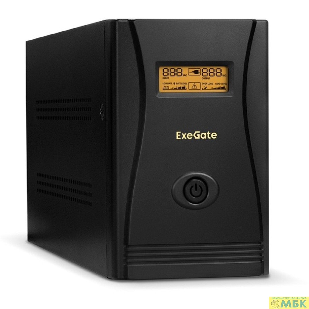 картинка Exegate EX292636RUS ИБП ExeGate SpecialPro Smart LLB-3000.LCD.AVR.3SH.2C13.RJ.USB <3000VA/1800W, LCD, AVR,3*Schuko+2*C13,RJ45/11,USB, металлический корпус, Black> от магазина МБК