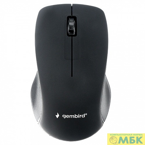 картинка Gembird MUSW-380 {Мышь беспроводная, черный, 2.4ГГц, 2кн+колесо-мышка, 1000 DPI, оптический}  от магазина МБК