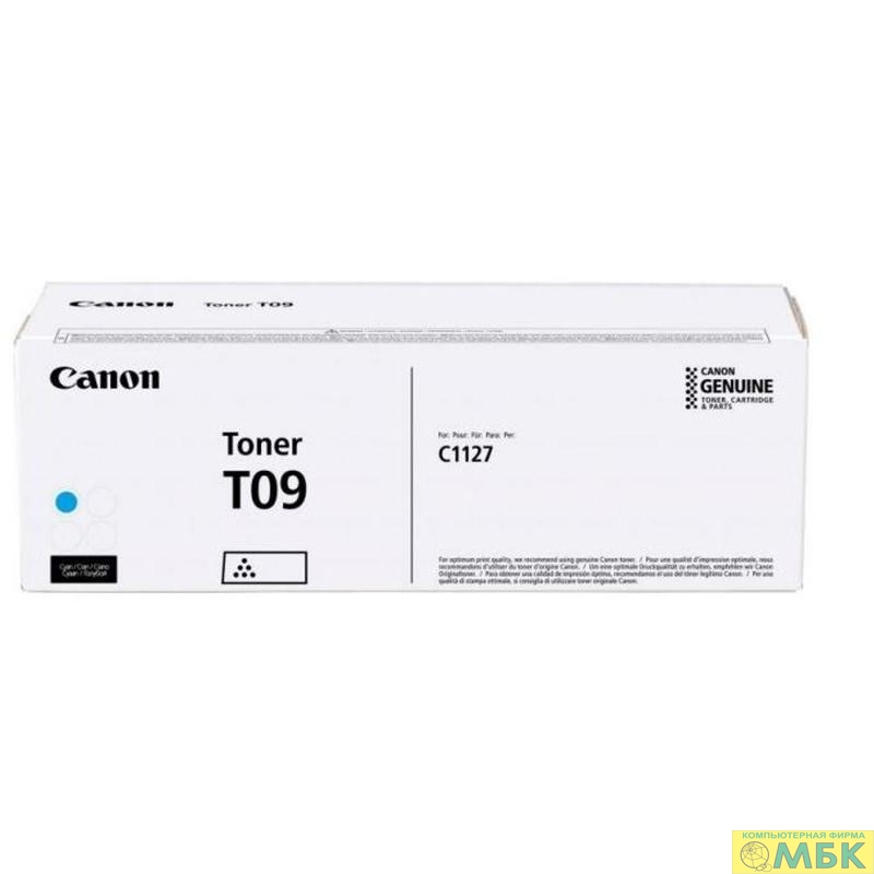 картинка Canon 3019C006 Тонер синий Toner 09 Cyan (5900 стр.) от магазина МБК