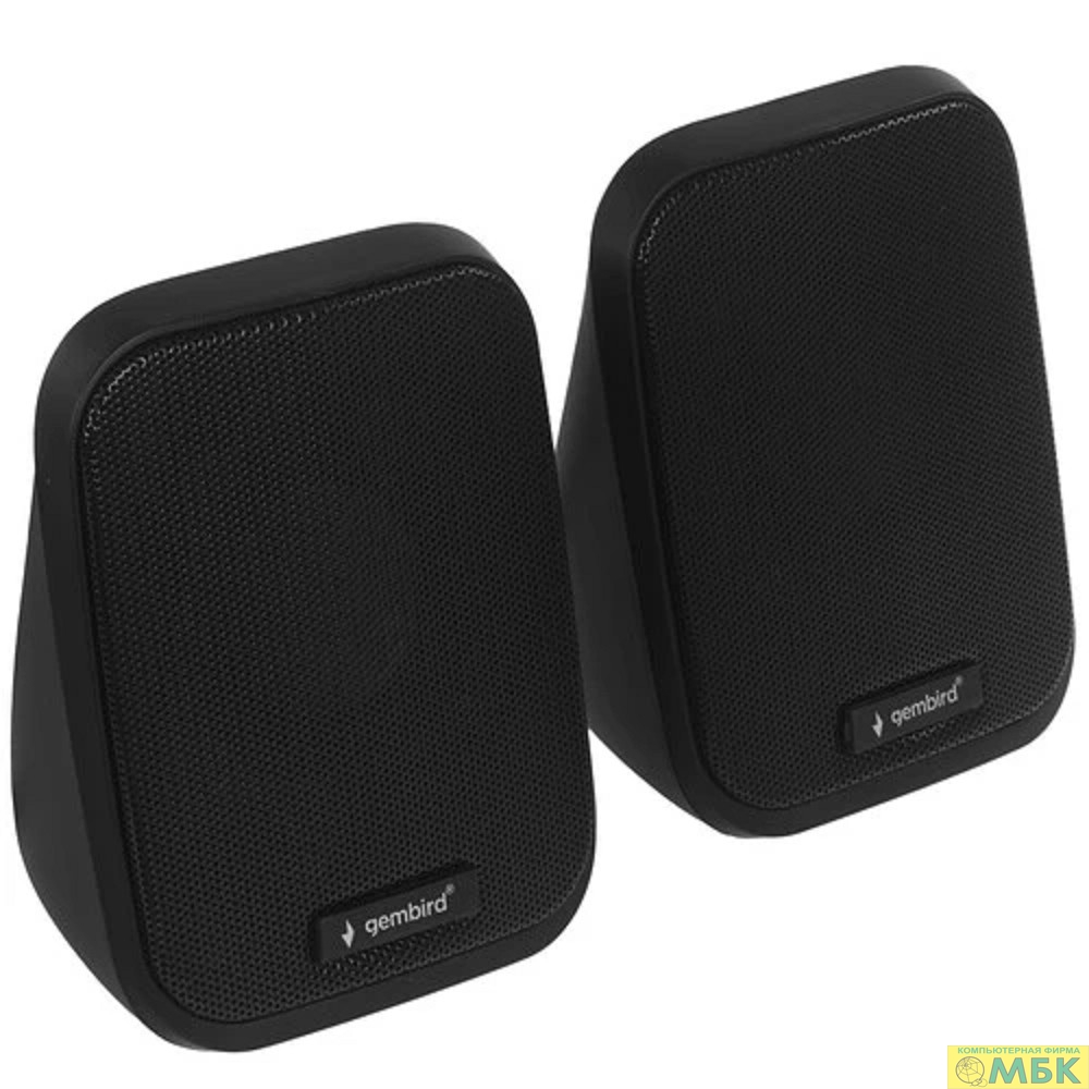 картинка Акустич. система 2.0 Gembird SPK-100, черный, 6 Вт, рег. громкости, USB-питание					 от магазина МБК