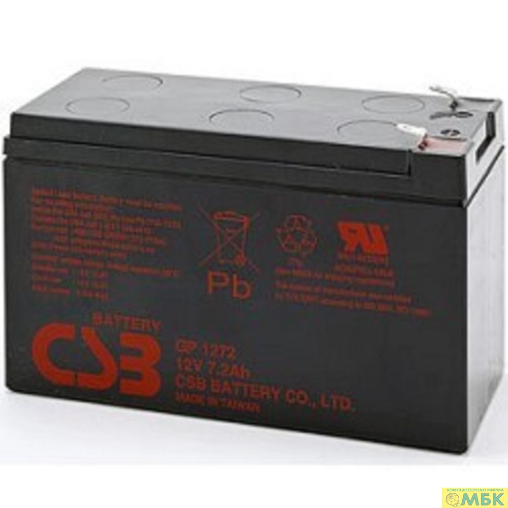 картинка CSB Батарея GP1272 (12V 7.2Ah F2) от магазина МБК