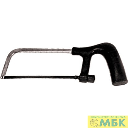 картинка FIT IT Ножовка по металлу мини 150 мм "Юниор", пластиковая черная ручка [40025] от магазина МБК