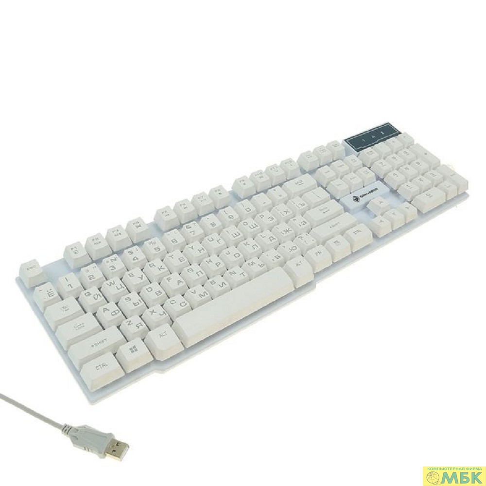 картинка Dialog Gan-Kata Клавиатура игровая  KGK-15U WHITE USB, с подсветкой от магазина МБК