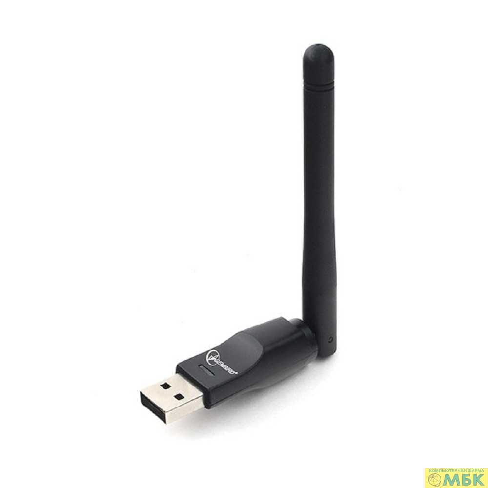 картинка Gembird Сетевой адаптер WiFi 150 Мбит, USB, 802.11b/g/n (WNP-UA-006) от магазина МБК