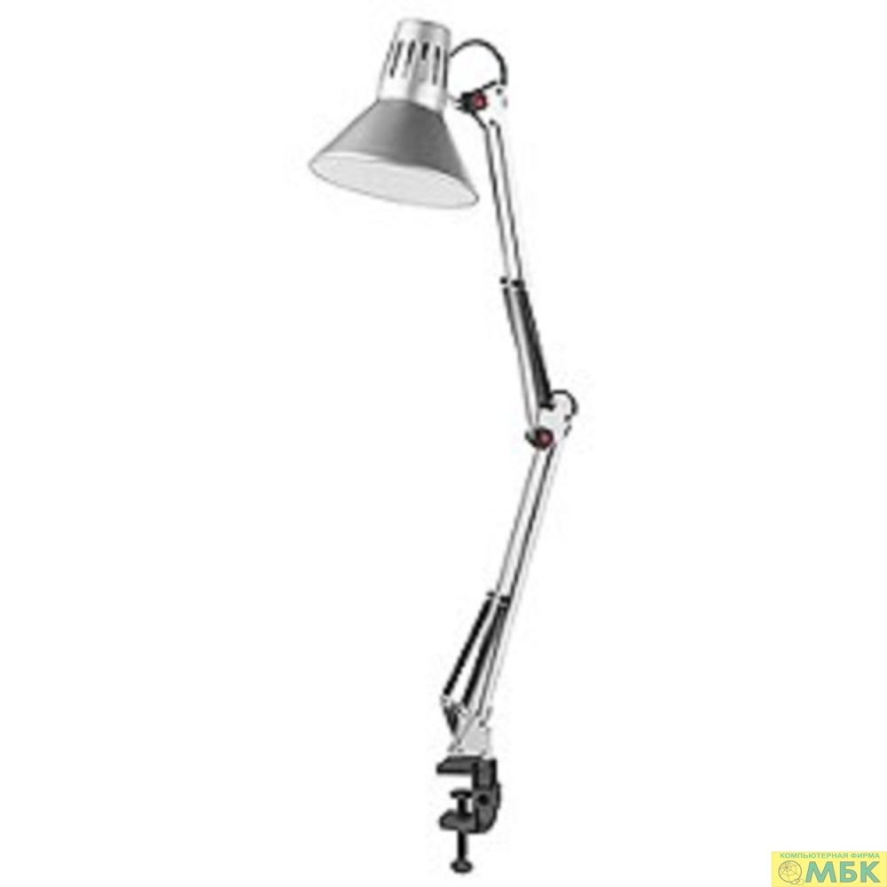 картинка ЭРА C0041455 Настольный светильник N-121-E27-40W-W белый крепление на струбцине от магазина МБК