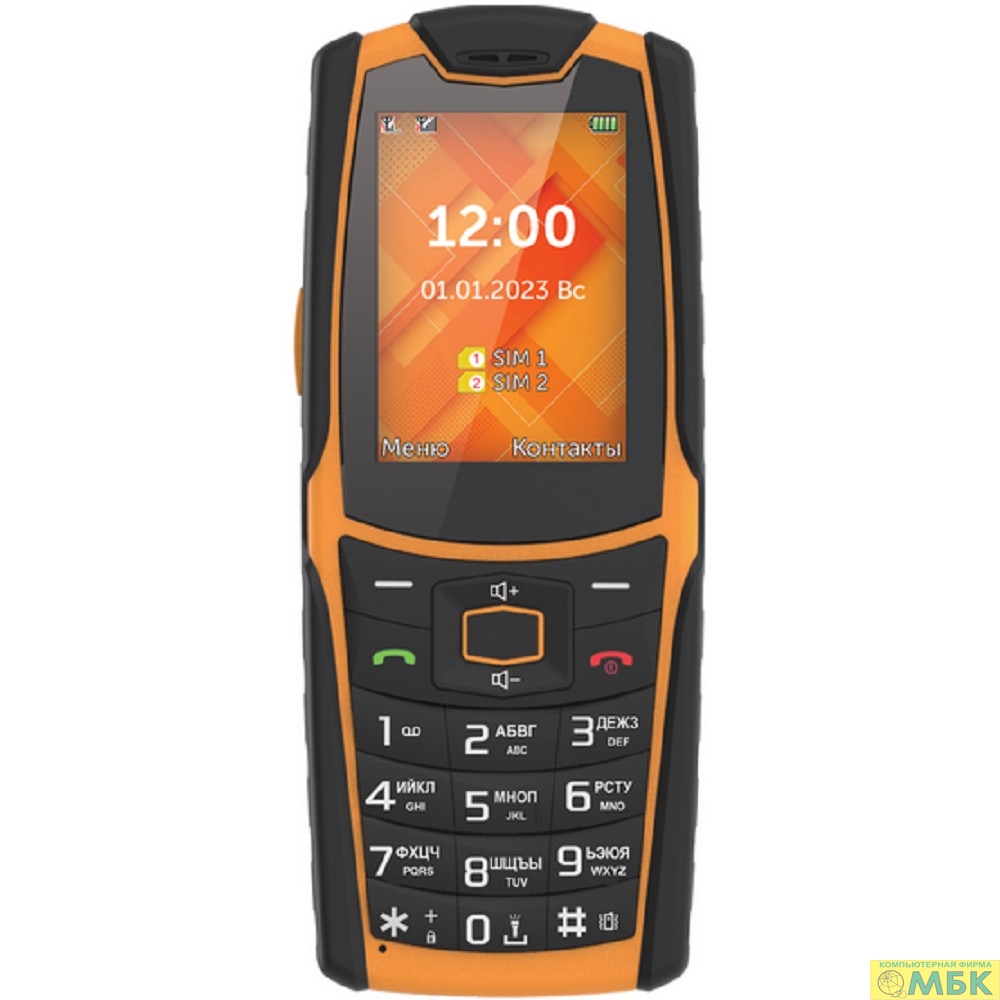 картинка TEXET TM-521R цвет черный-оранжевый от магазина МБК