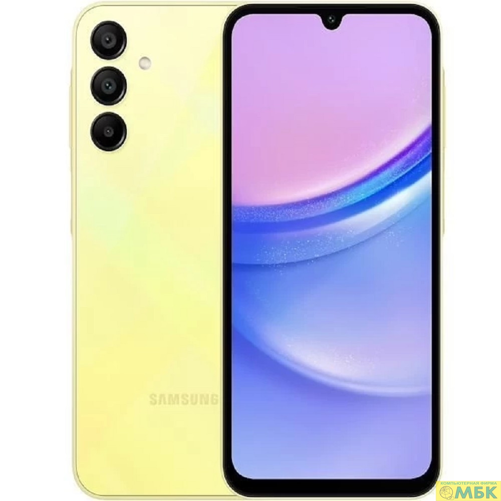 картинка Смартфон Samsung Galaxy A15 SM-A155 4/128GB Yellow от магазина МБК