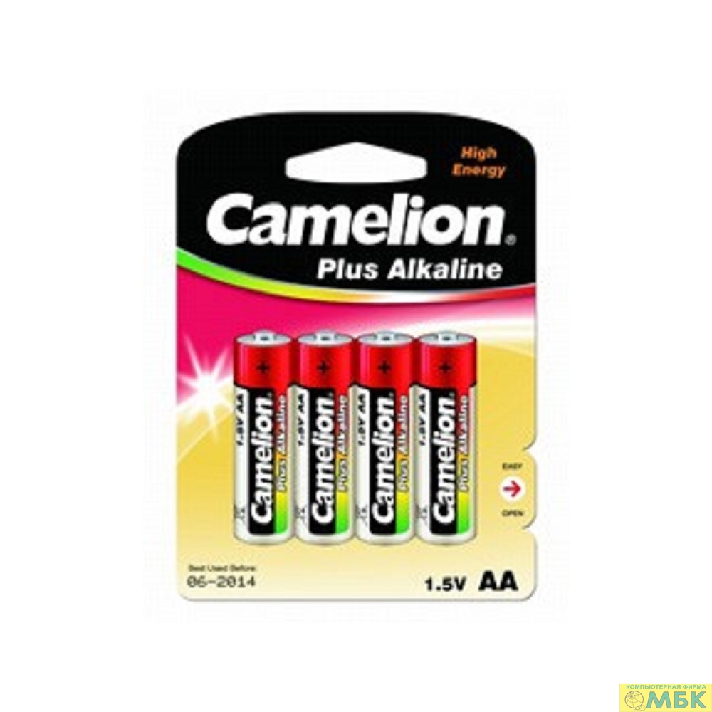 картинка Camelion..LR 6  Plus Alkaline BL-4 (LR6-BP4, батарейка,1.5В) (4 шт. в уп-ке) от магазина МБК