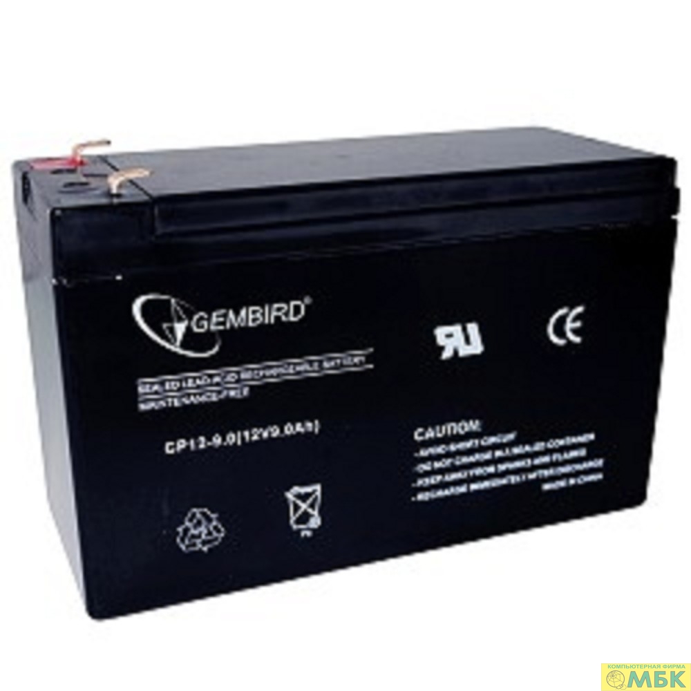 картинка Gembird Аккумулятор для Источников Бесперебойного Питания BAT-12V9AH от магазина МБК