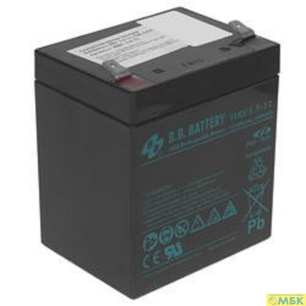 картинка B.B. Battery Аккумулятор HRC 5.5-12 (12V 5Ah ) от магазина МБК