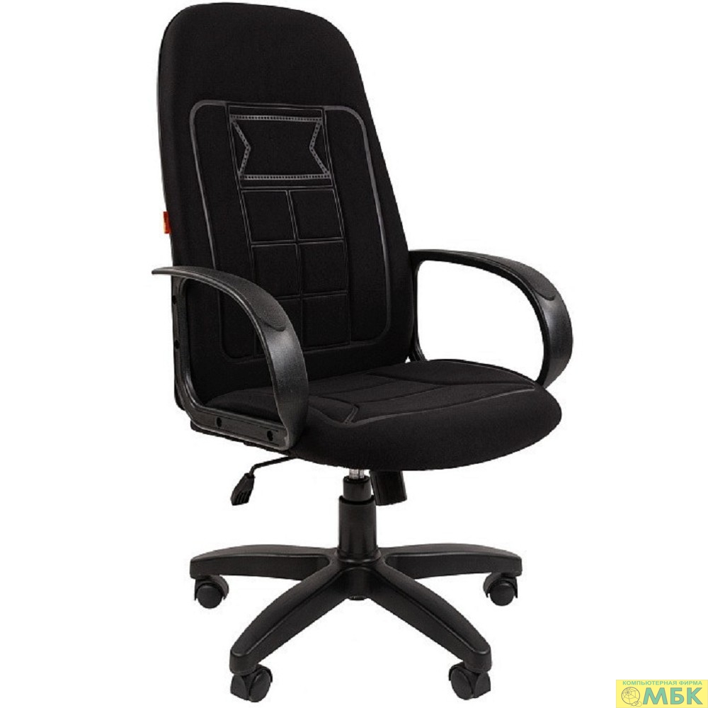 картинка Офисное кресло Chairman 727 Россия Ткань OS-01 черная [7122795] от магазина МБК