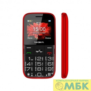 картинка TEXET TM-B227 Мобильный телефон цвет красный от магазина МБК