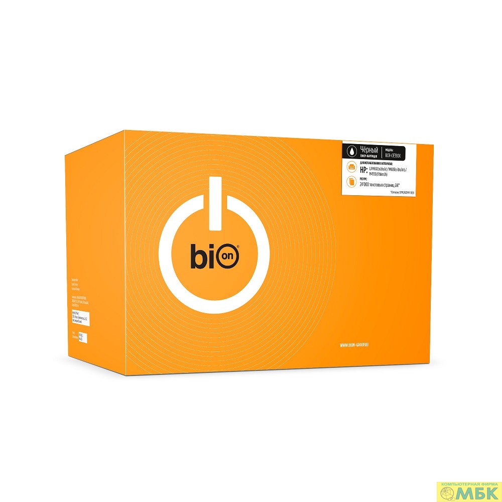 картинка Bion BCR-CE390X  Картридж для HP{LaserJet Enterprise M4555/М601/M602/M603 }(24000  стр.),Черный , с чипом от магазина МБК
