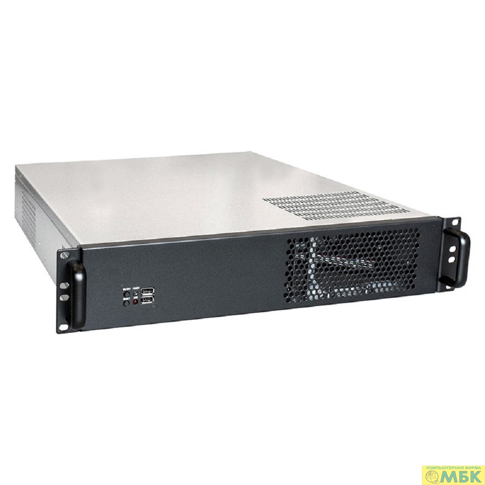 картинка Exegate EX284959RUS Серверный корпус ExeGate Pro 2U550-08 <RM 19", высота 2U, глубина 550, без БП, 2*USB> от магазина МБК