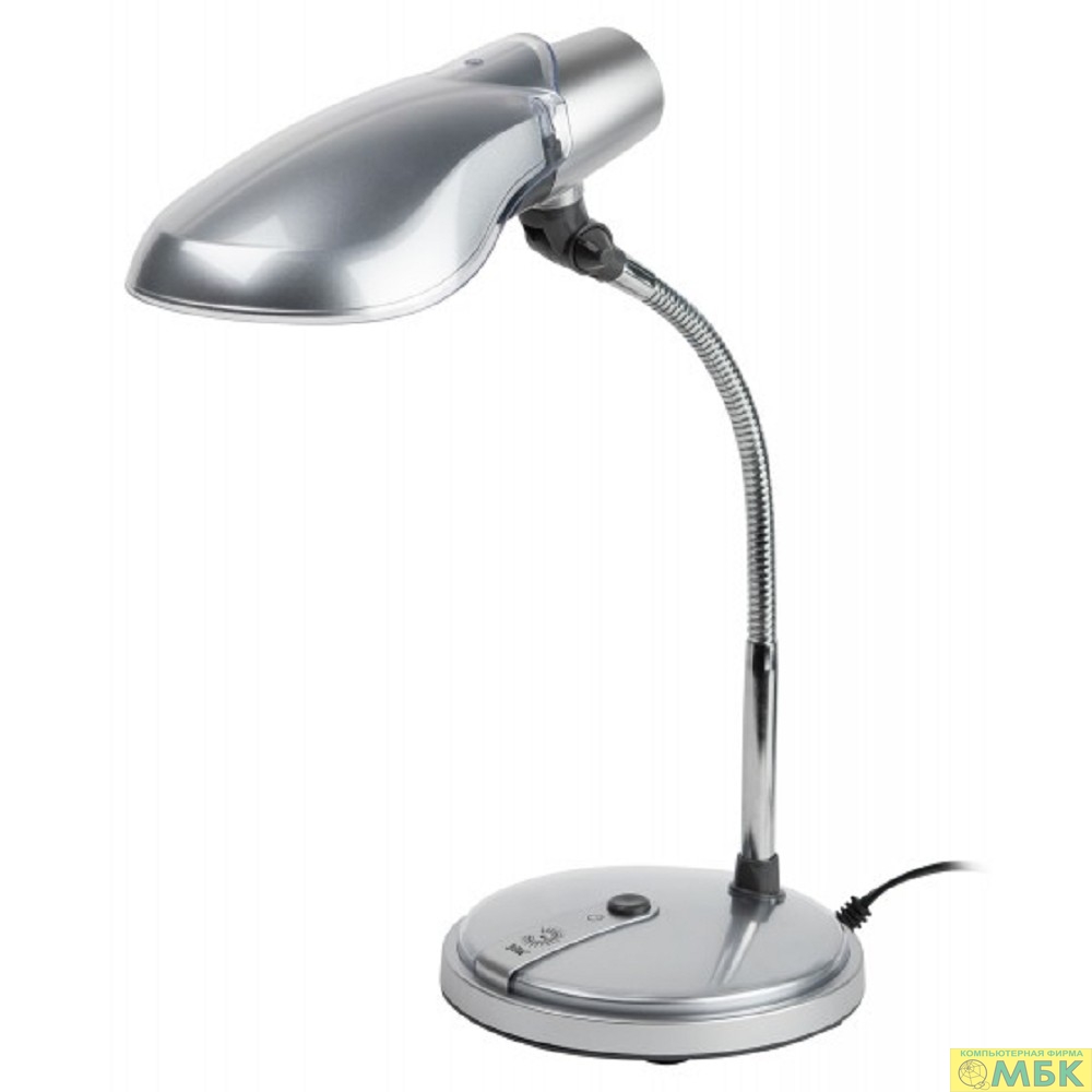картинка ЭРА Б0004463 Настольный светильник NE-301-E27-15W-S серебро  от магазина МБК
