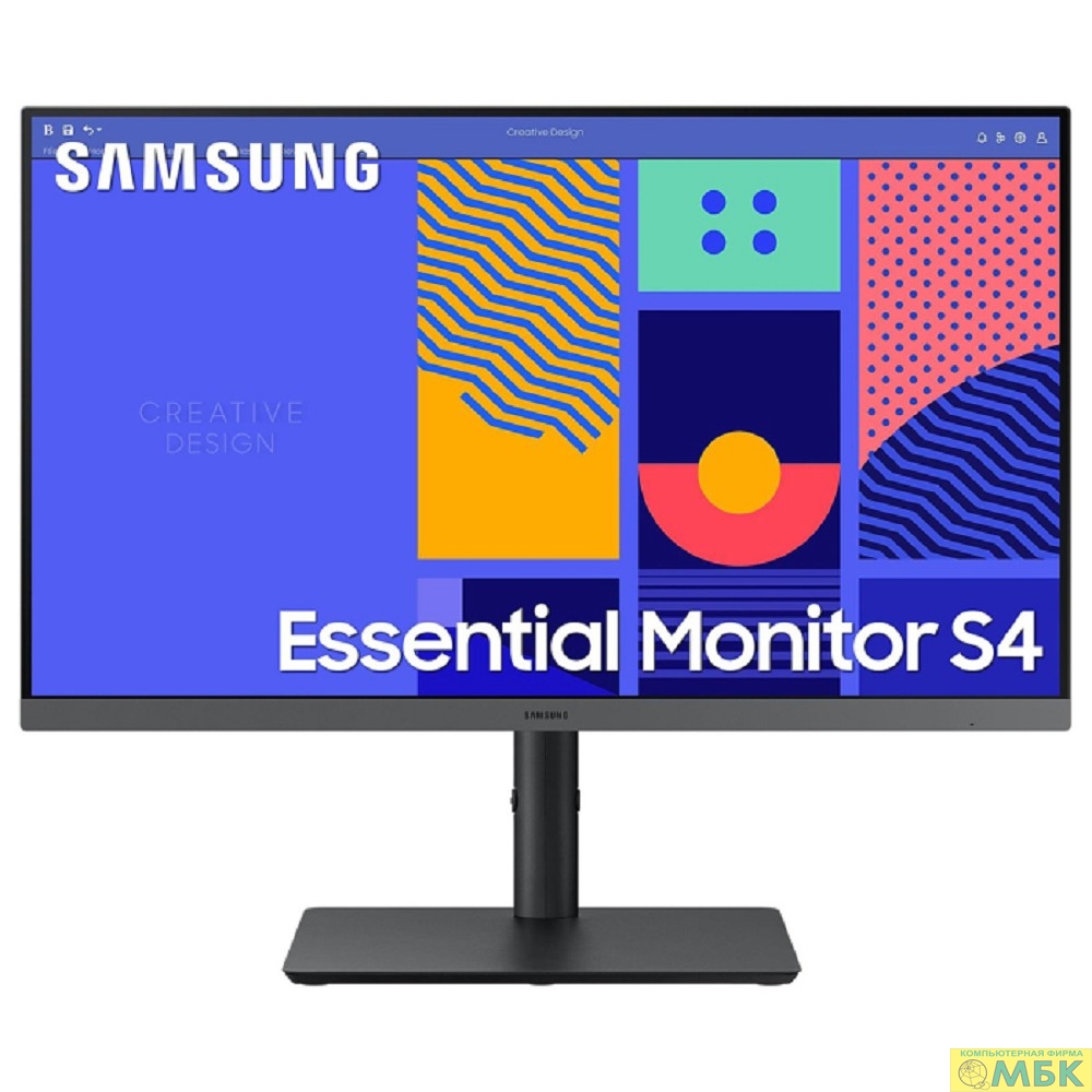 картинка LCD Samsung 23.8" S24C430GAI черный {IPS 1920x1080 100Hz 4ms 250cd 1000:1 D-Sub HDMI1.4 DisplayPort1.2 4xUSB3.0 Pivot} [LS24C430GAIXCI] от магазина МБК